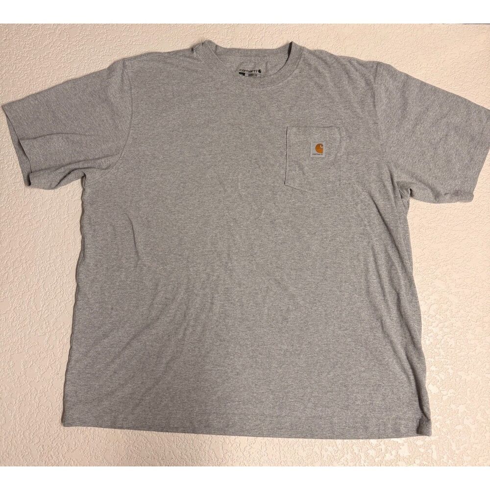 Carhartt K87 Loose Fit Heavyweight Pocket T-Shirt Heather Gray XL